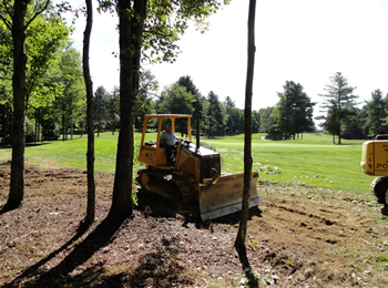 Waterville Country Club, earthwork provided by Rossignol's Excavating.