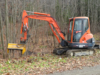 Custom brush cutting by Rossignol's Excavating
